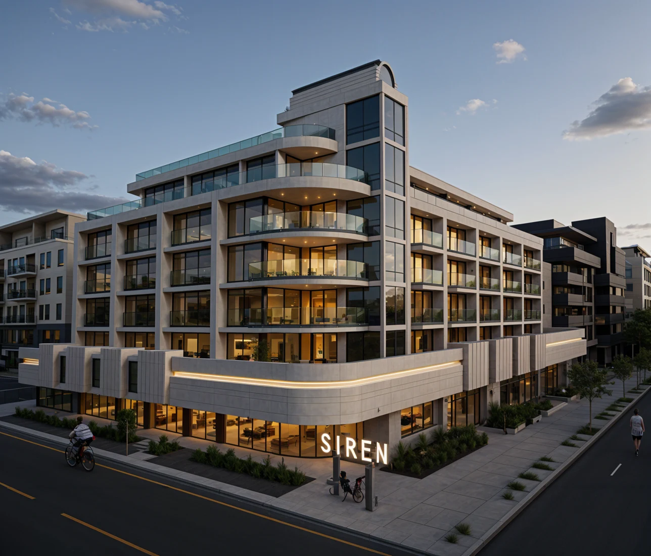 Public architectural rendering of Siren in Kelowna, British Columbia